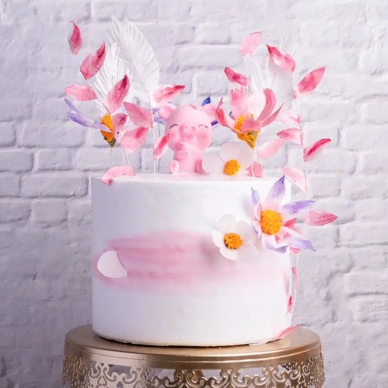 怎样使用蛋糕装饰糖纸