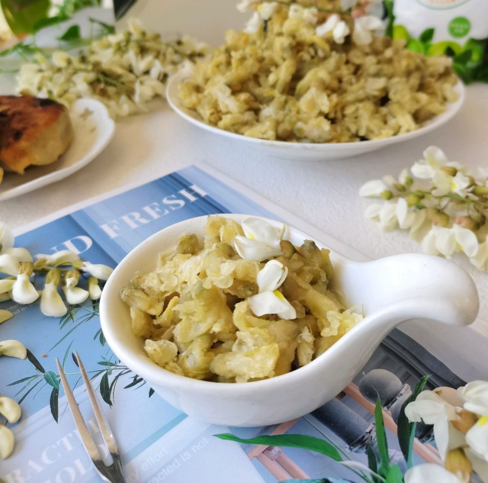 五月槐花香槐花怎么做才好吃？的做法