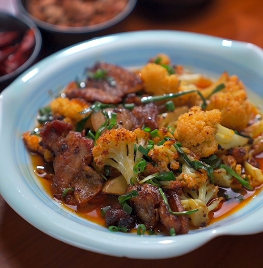 干锅花菜的做法