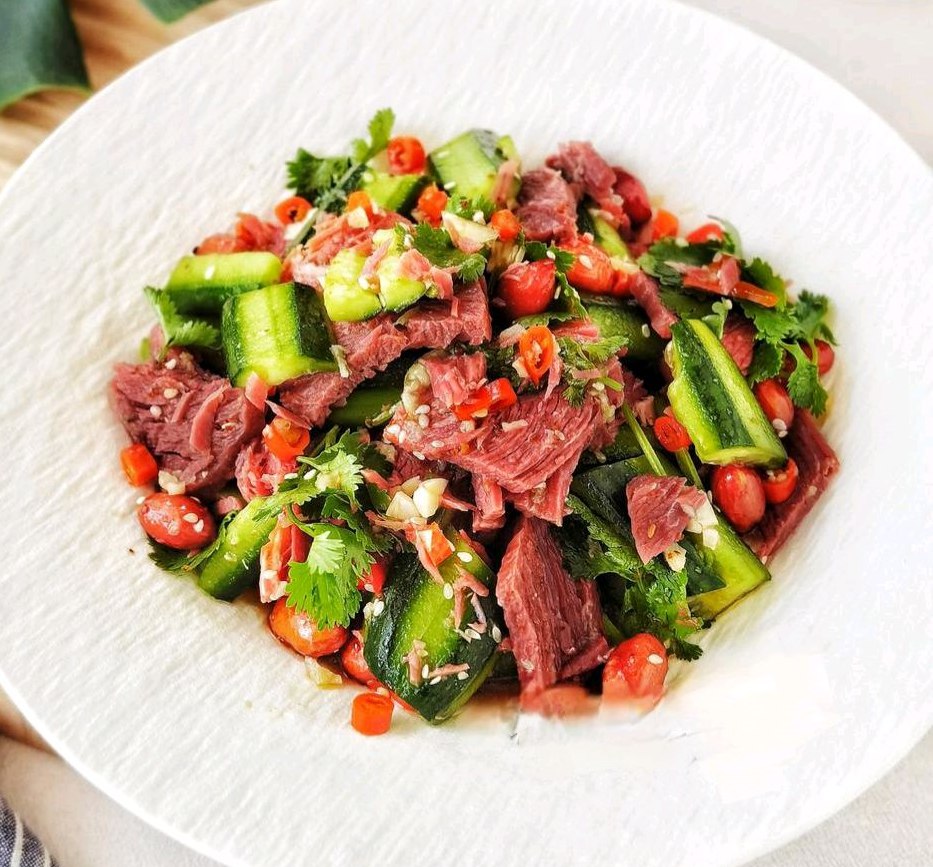 酱牛肉拌黄瓜夏日最爱的做法