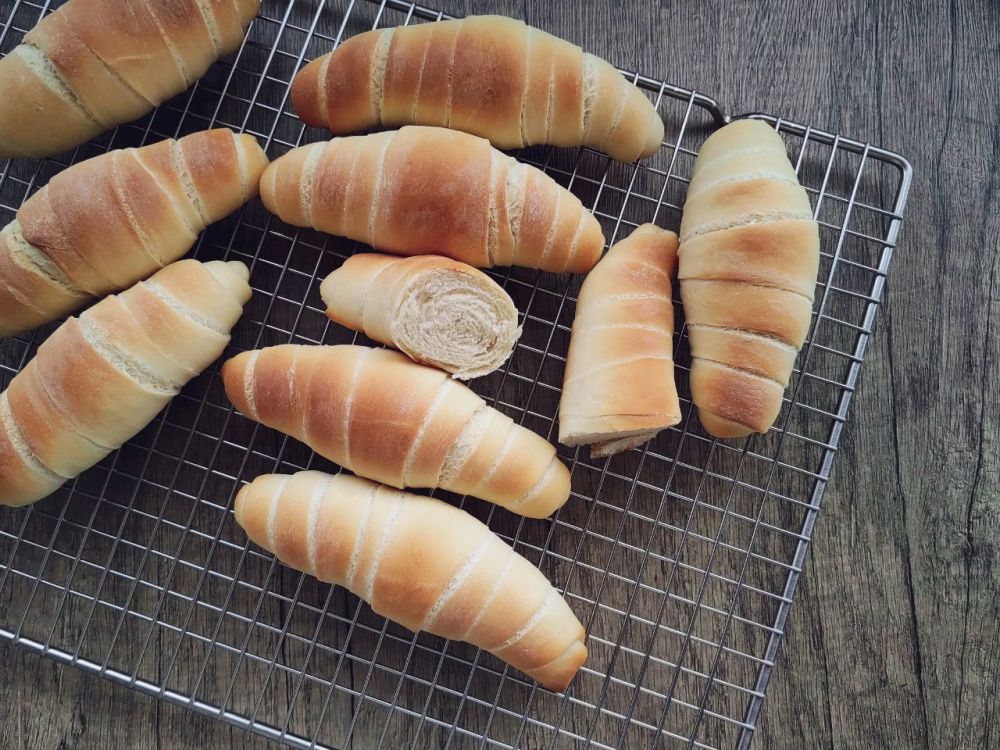 法式面包 椰子油盐卷的做法