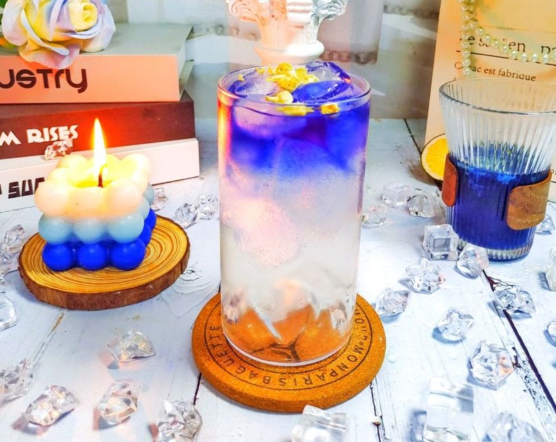 夏日多巴胺饮品 冰川茉莉椰的做法