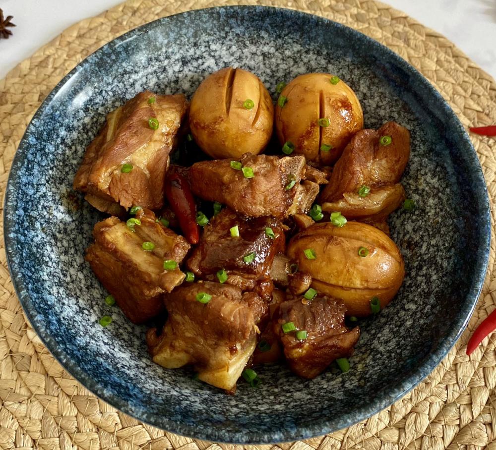 排骨烧卤蛋的做法