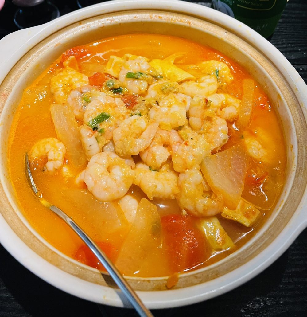 轻食蚝油冬瓜蕃中虾的做法