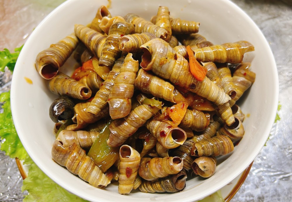 辣炒钉螺的做法