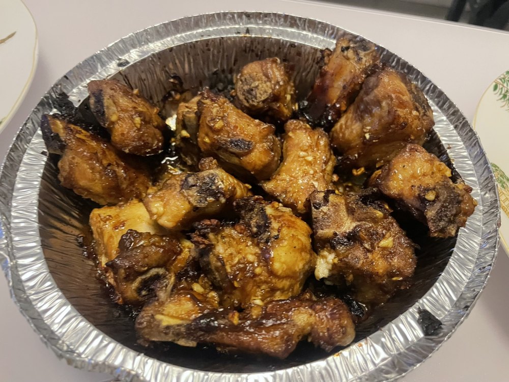 空气炸锅蒜香排骨的做法