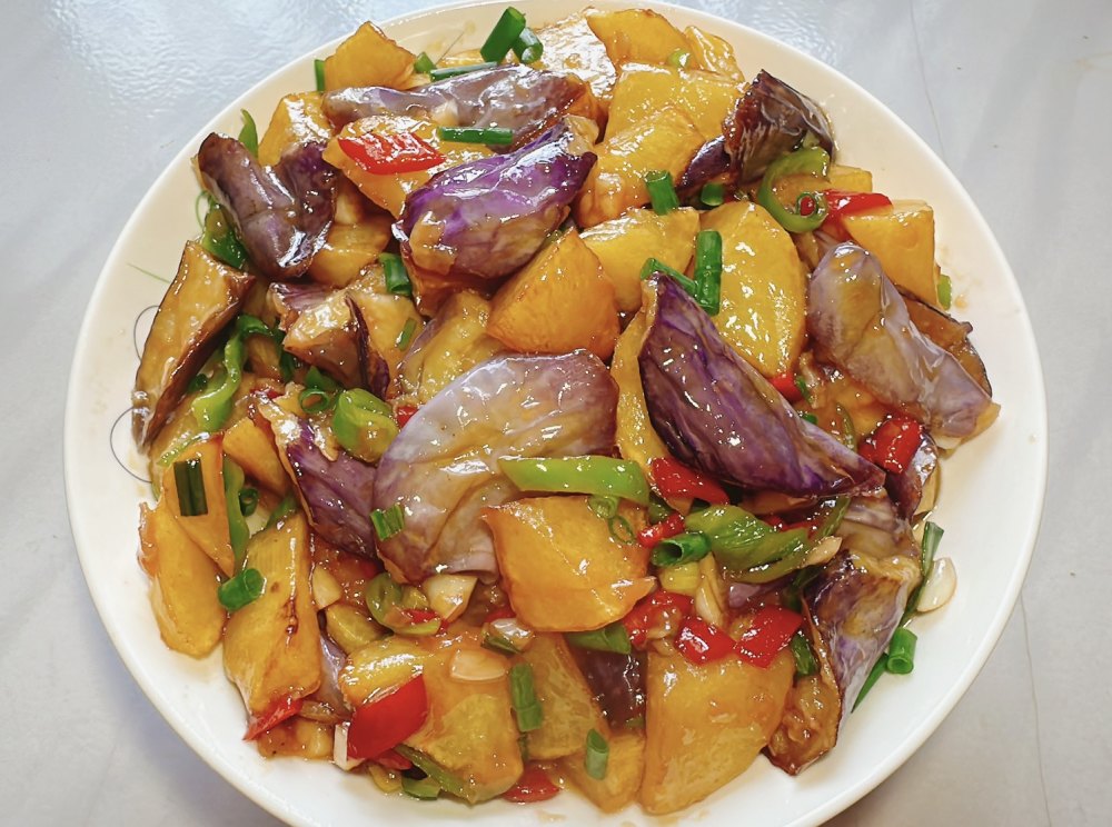 糖醋土豆茄子的做法