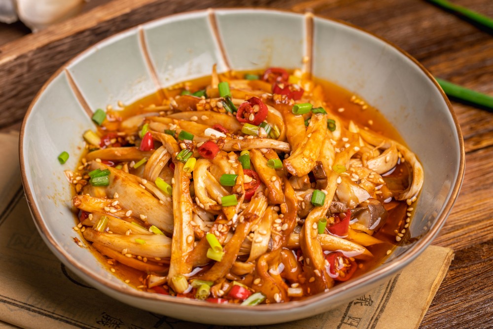 凉拌杏鲍菇的做法