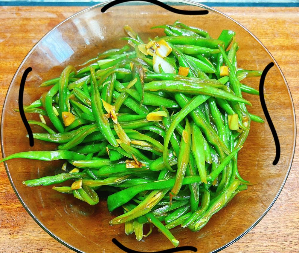 酱炒扁豆角丝的做法