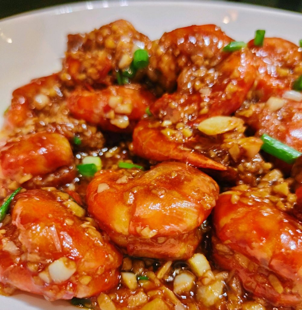 芥末罗氏虾的做法