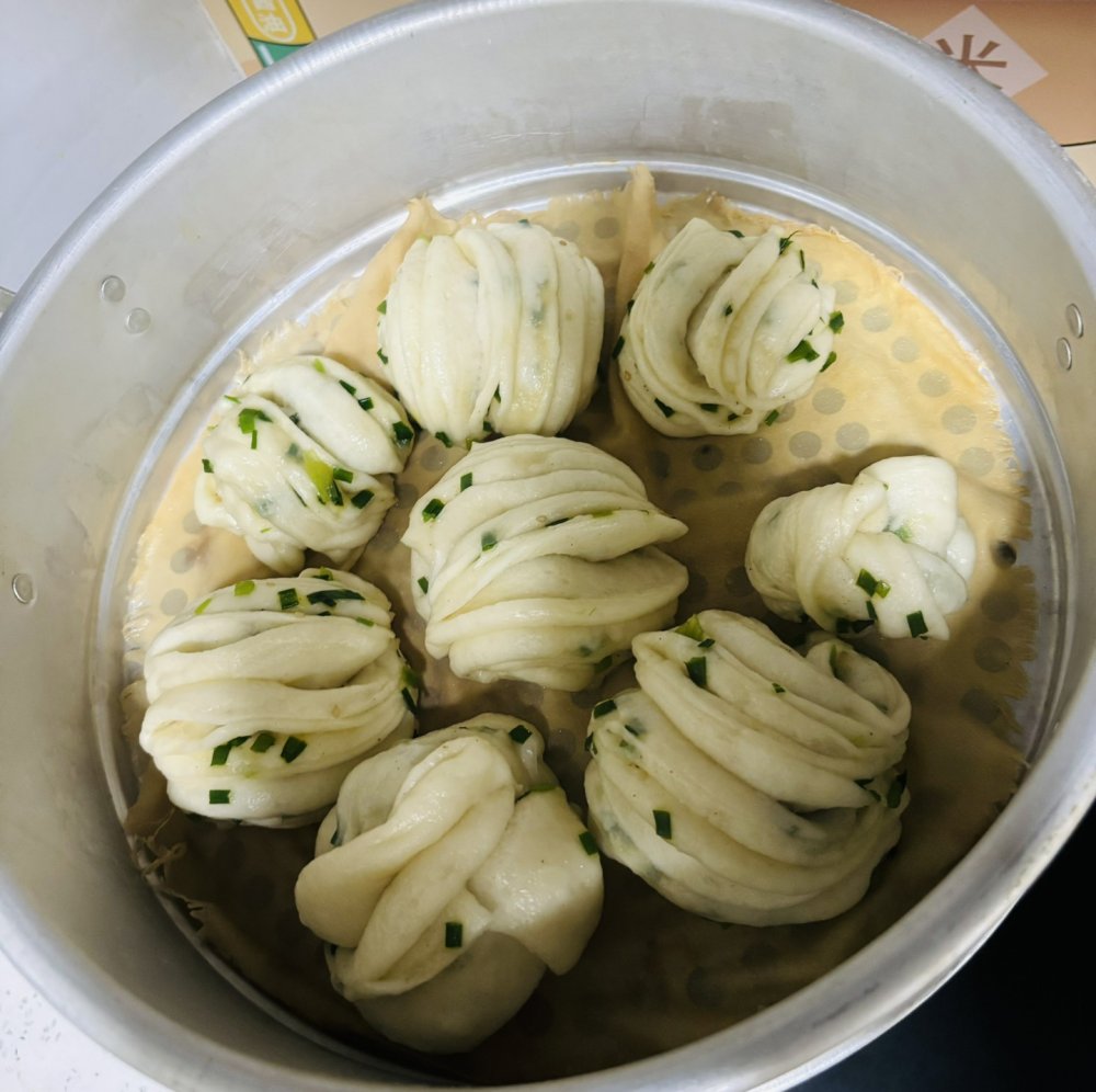 香葱花卷的做法