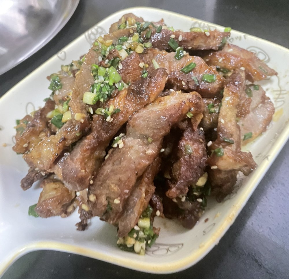 盐葱猪排的做法