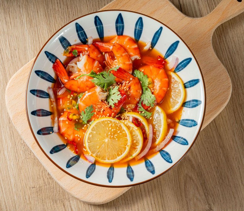 泰式酸辣柠檬虾的做法