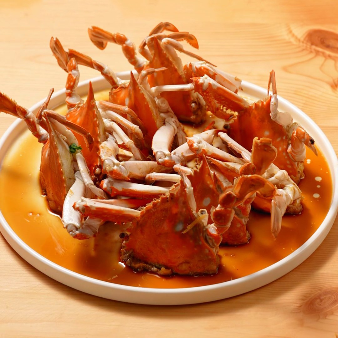 白灼梭子蟹的做法