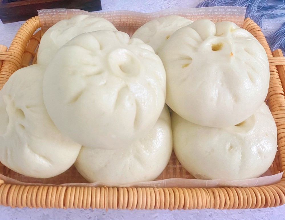 胡萝卜鸡蛋素包子的做法