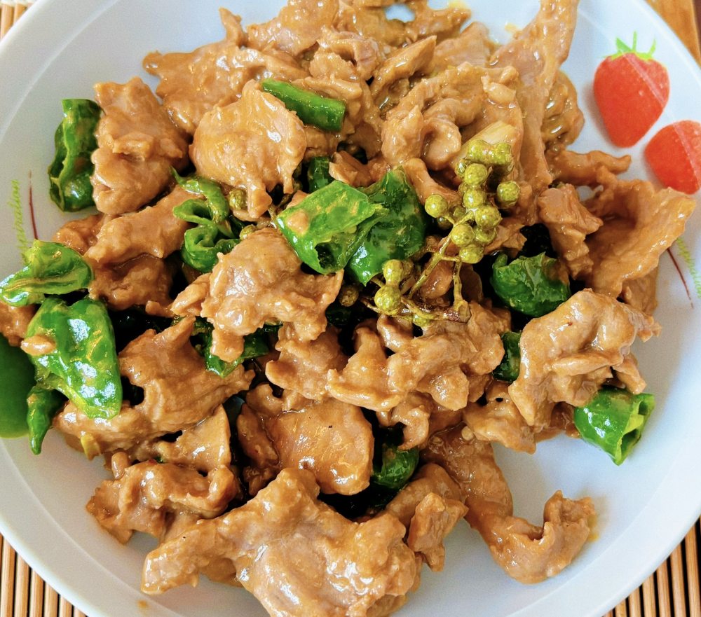 青椒牛肉片的做法