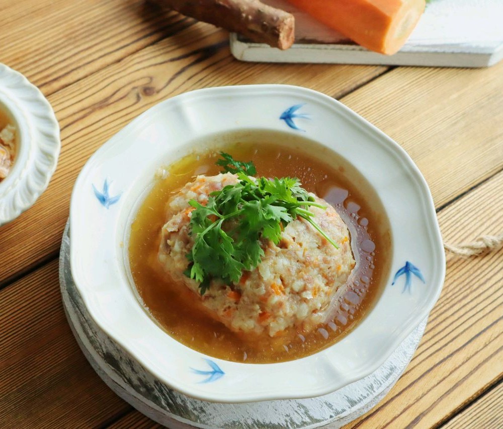 清蒸山药肉丸子-辅食减重餐的做法