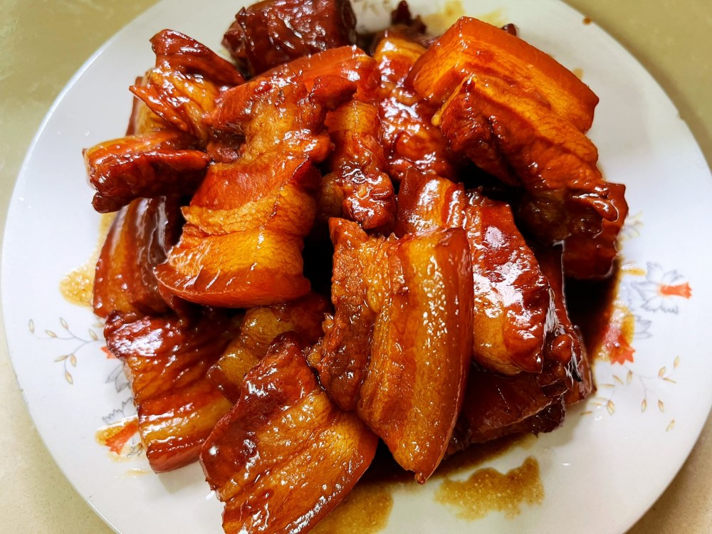 包生菜超好吃的红烧肉