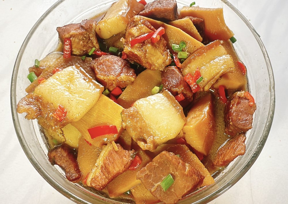 竹笋红烧肉的做法