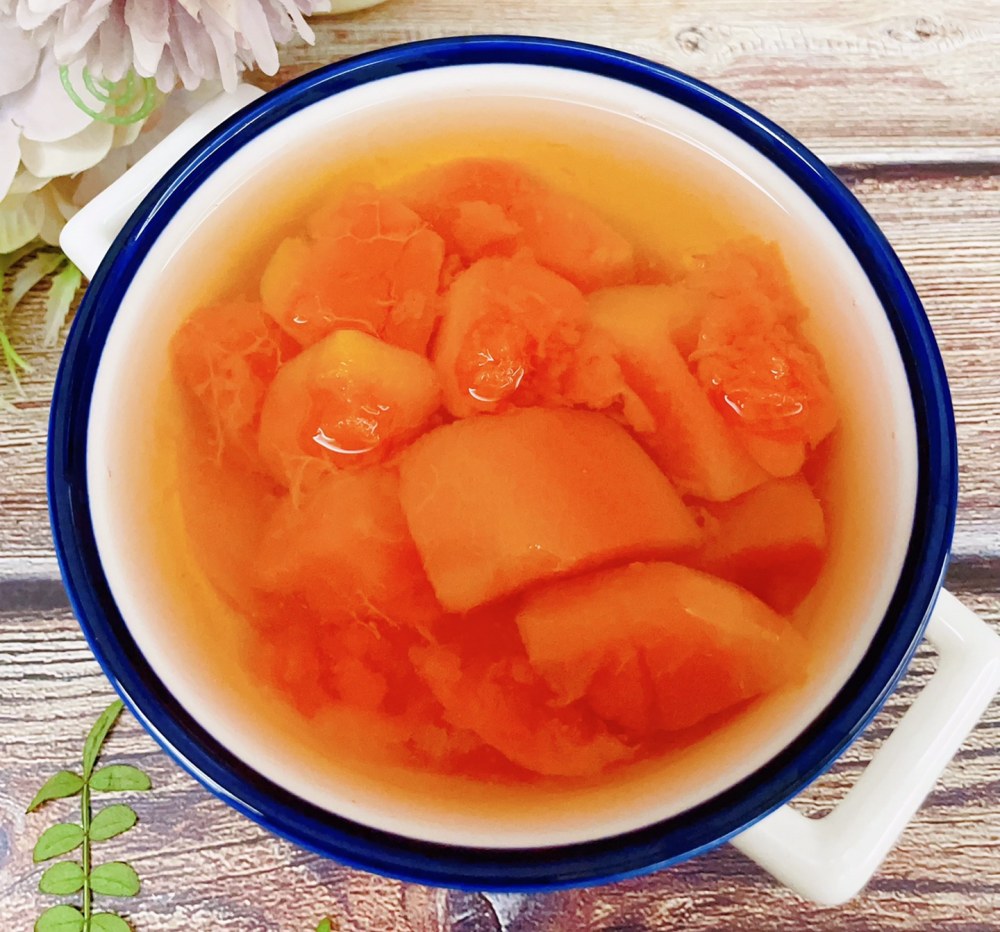 冰糖炖木瓜的做法