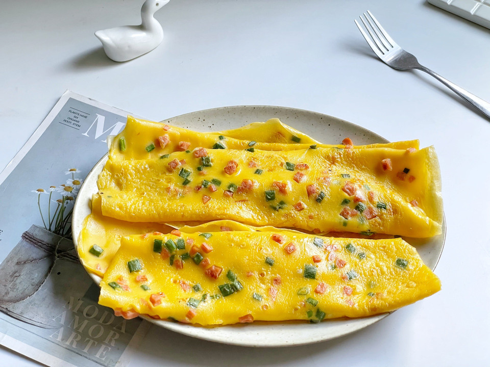 元气满满的早餐‼️牛奶鸡蛋饼的做法