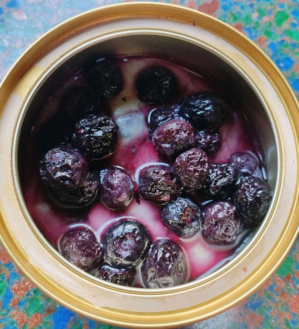 蓝莓芒果椰汁抹茶奶糕的做法