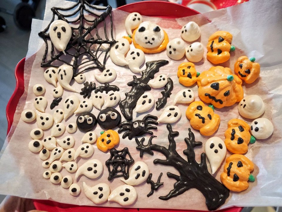 万圣节马琳糖（蛋白糖）的做法