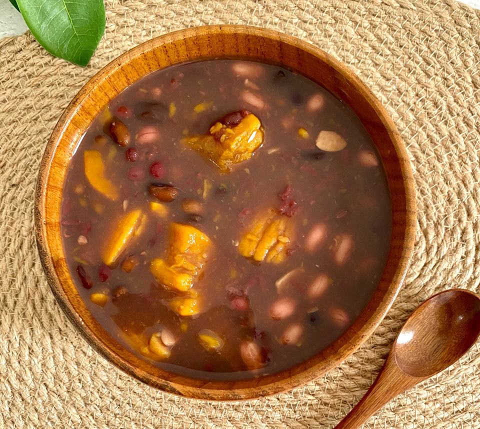 红薯花生红豆粥的做法