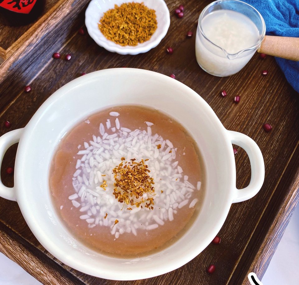 酒酿红豆沙的做法