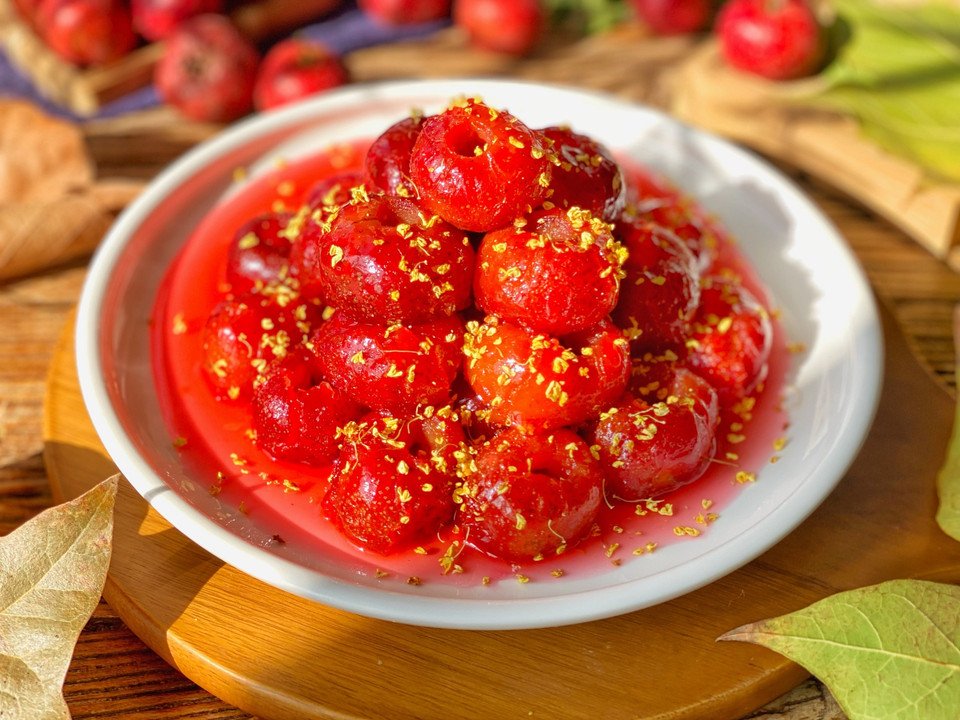 桂花蜜山楂的做法