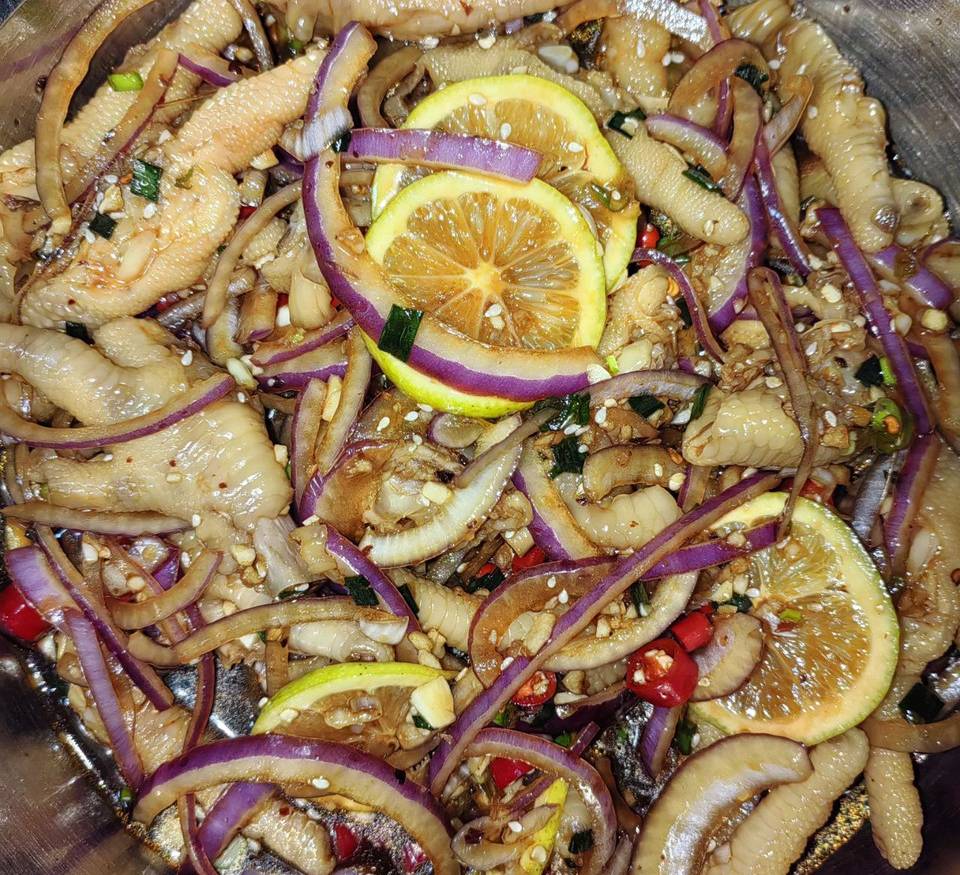 柠檬鸡爪的做法