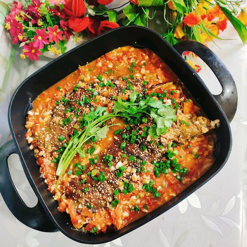 番茄烤鱼的做法