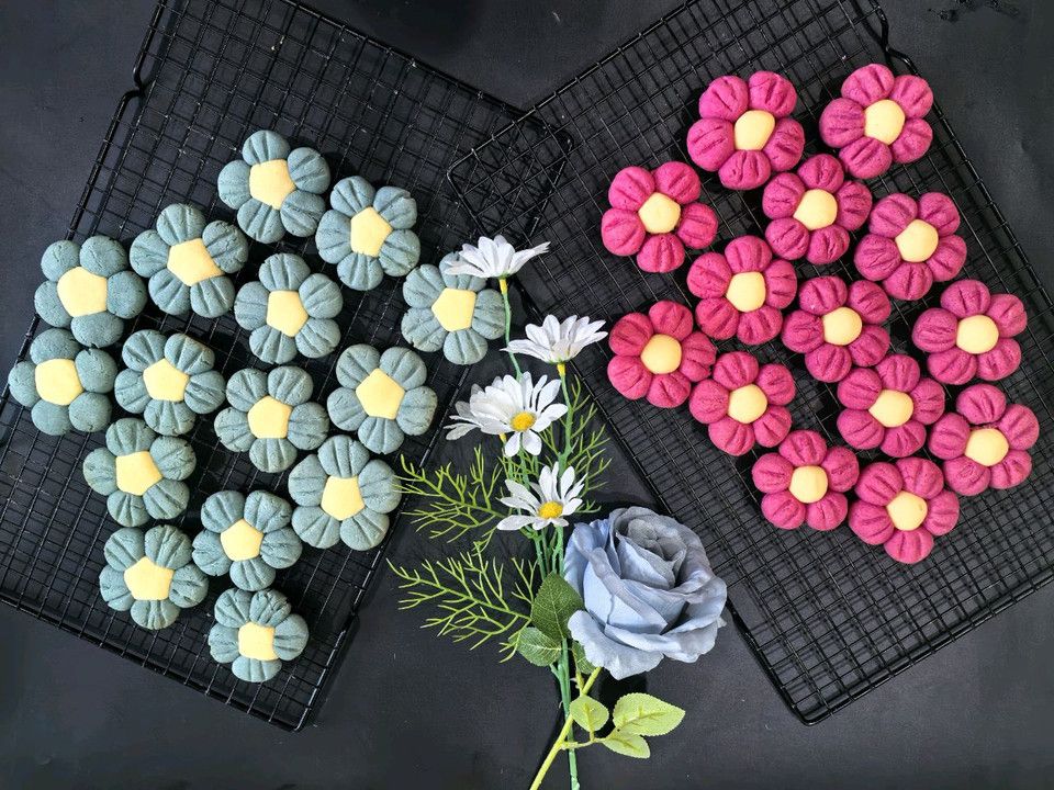 送你一朵花曲奇饼的做法