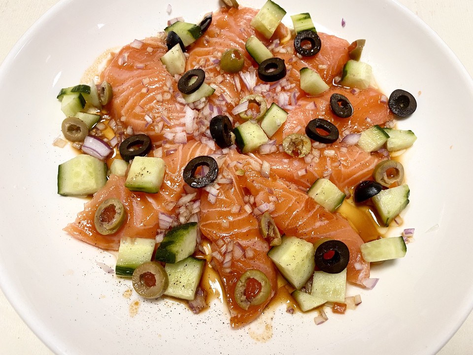 三文鱼刺身菜Carpaccio的做法