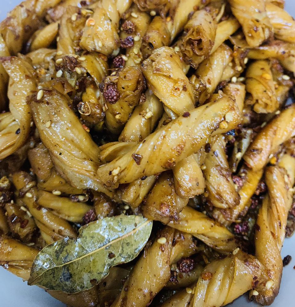 自制辣条（豆筋版）的做法