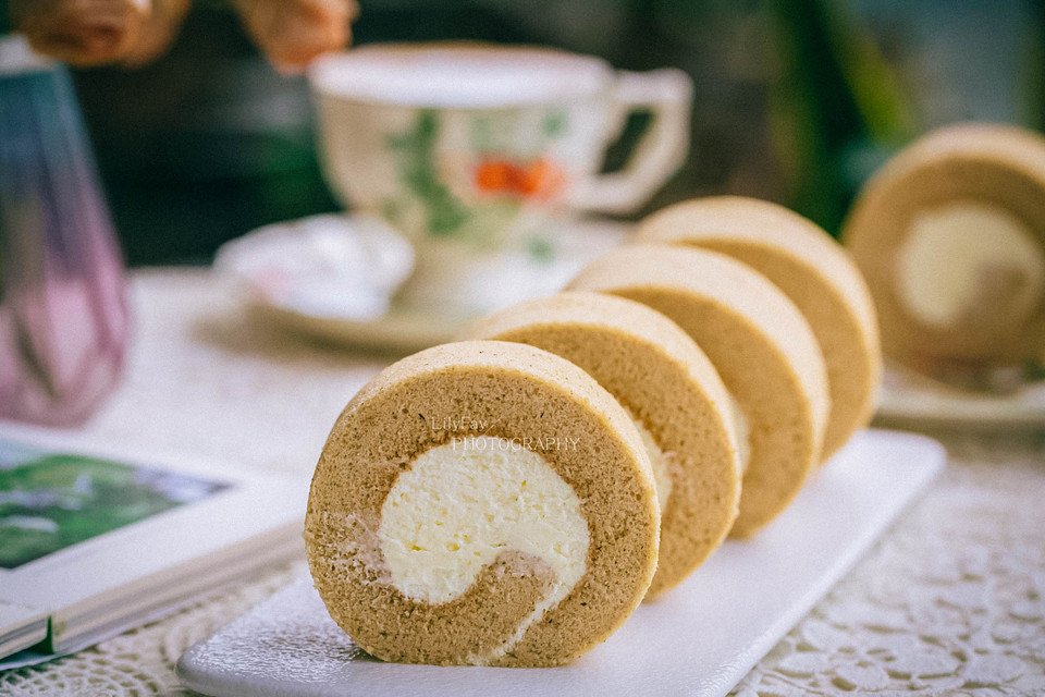 茉莉雪芽奶茶瑞士卷的做法