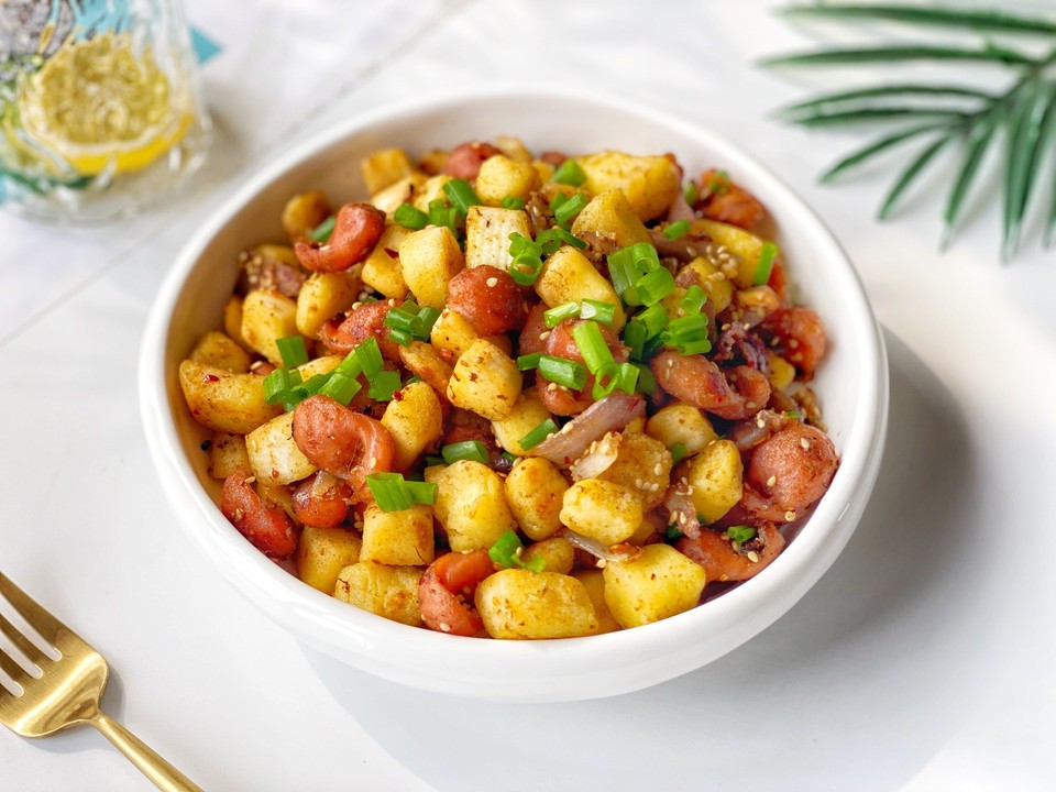 孜然炒馒头的做法