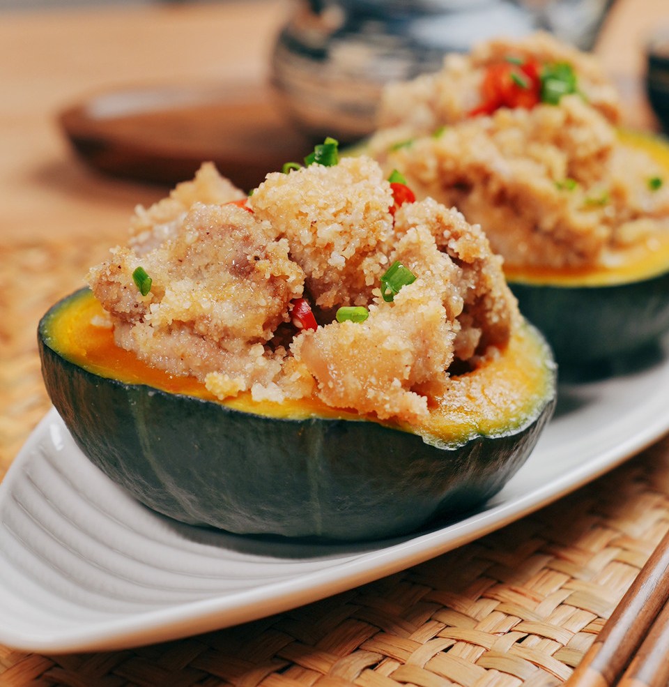 南瓜粉蒸肉的做法