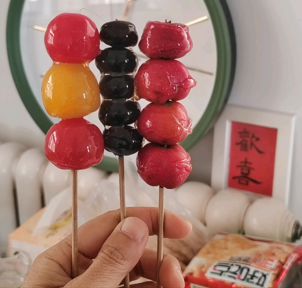 冰糖葫芦的做法