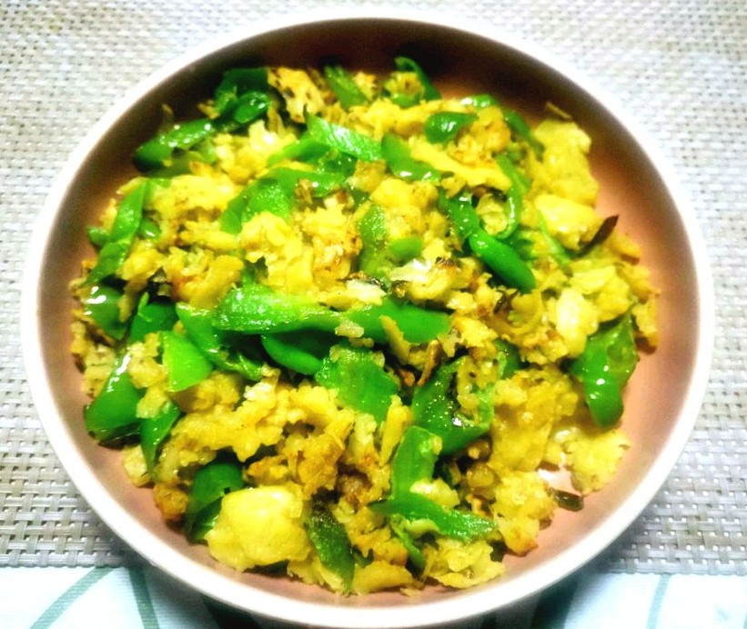 辣椒炒面的做法