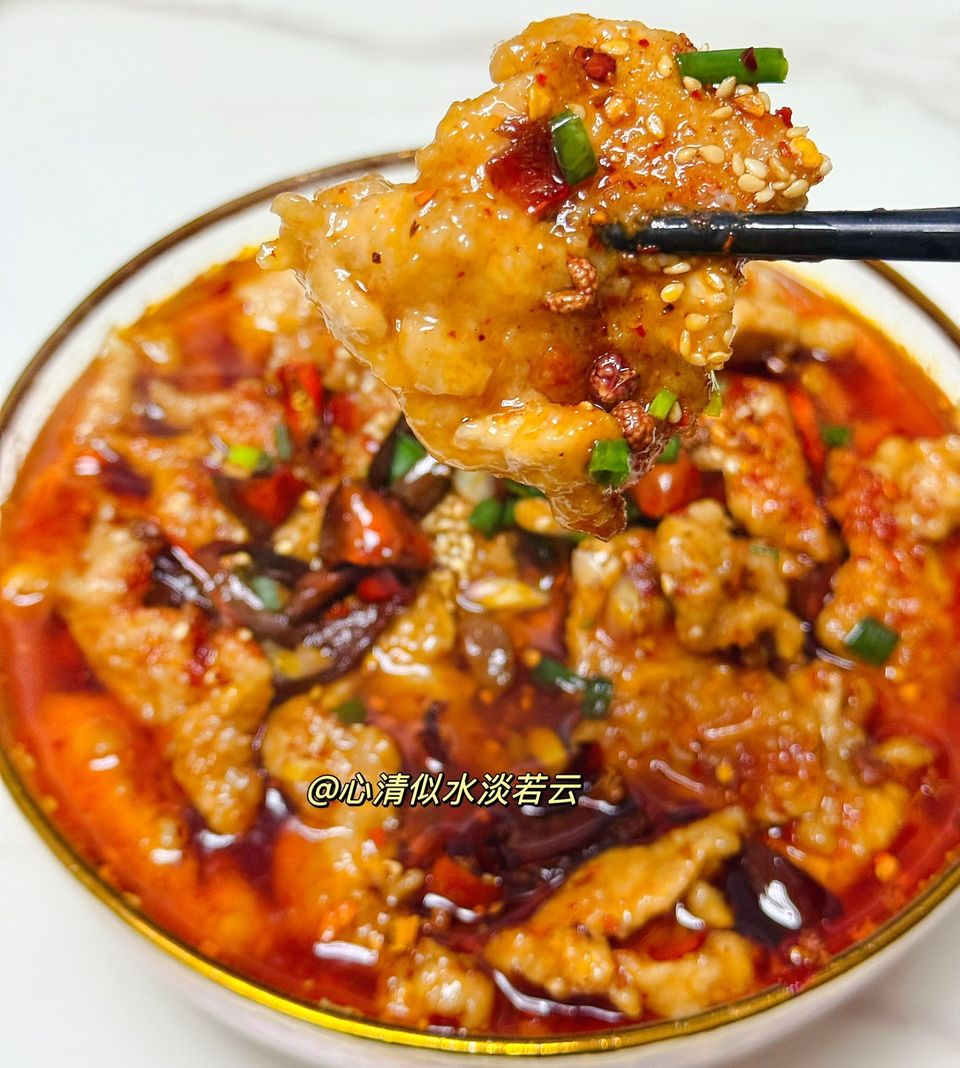 香辣水煮肉片的做法