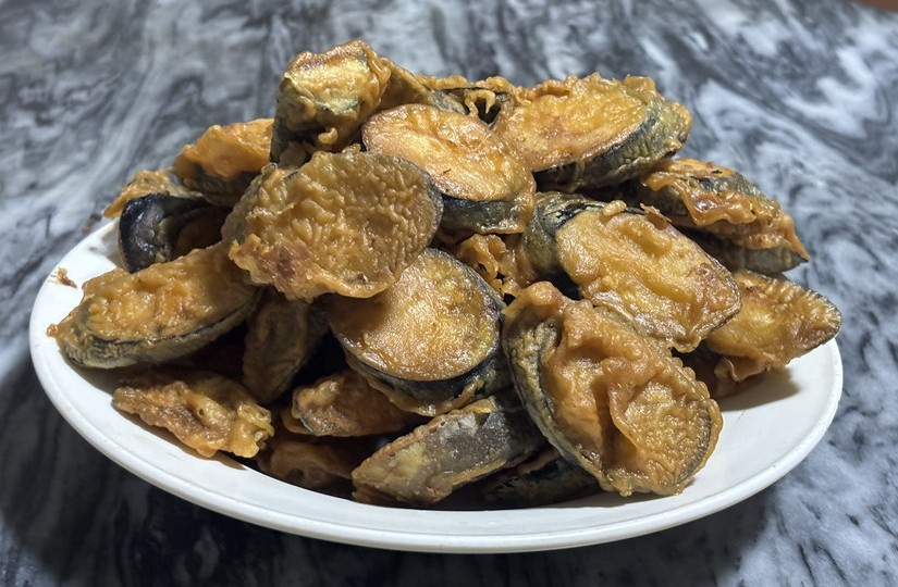 客家炸茄子的做法