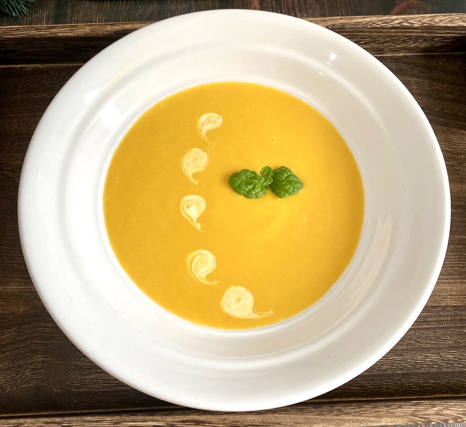 奶油南瓜浓汤的做法