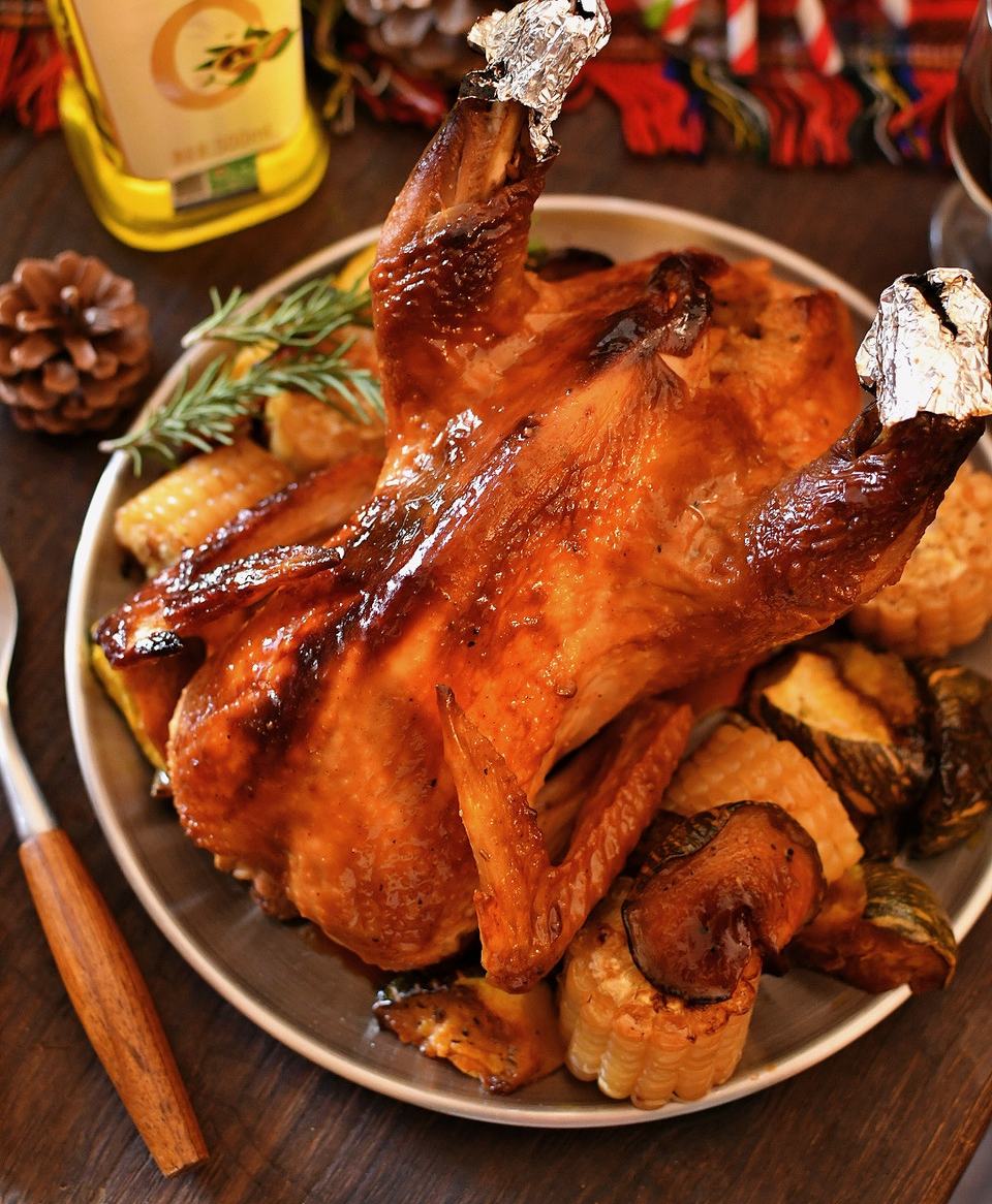 平安夜烤鸡（家庭版），小白也可以搞定的做法