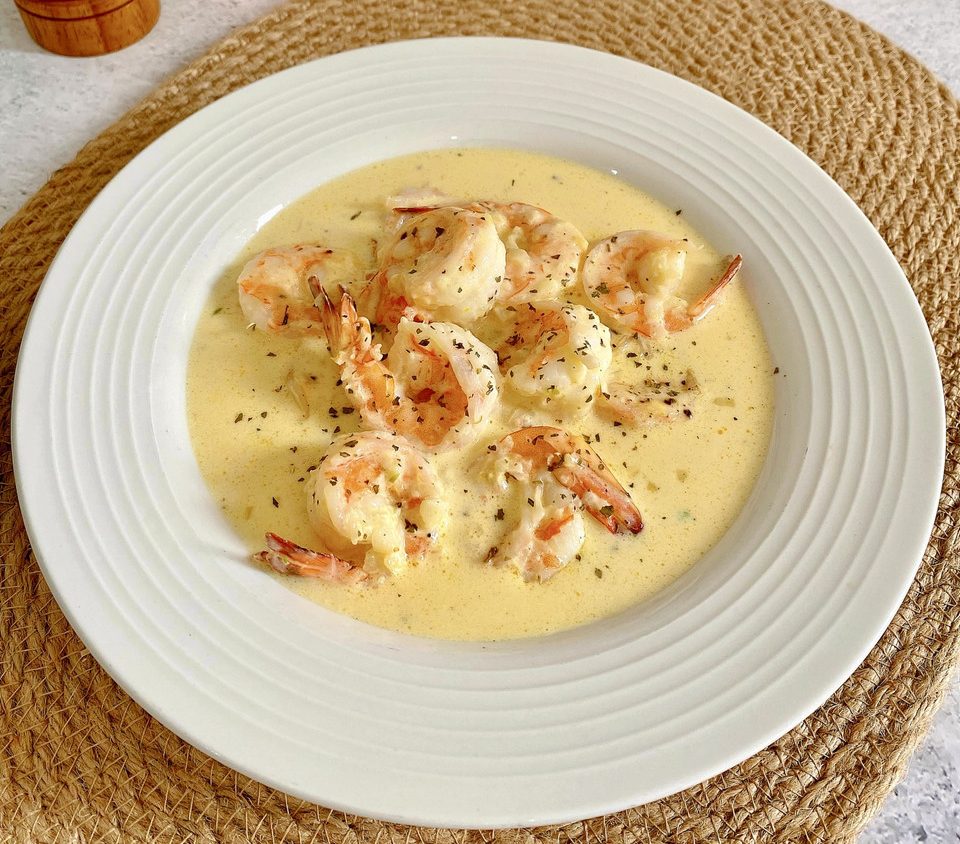 蒜香奶油虾的做法