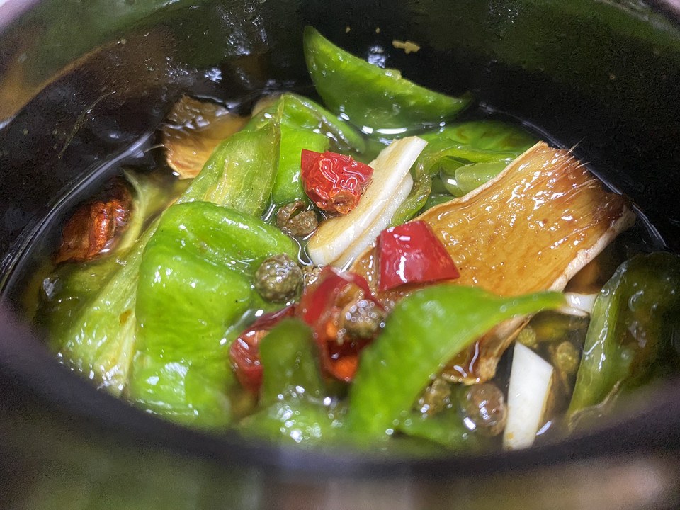 油醋辣椒的做法