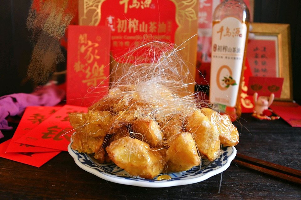 年菜炫技拔丝地瓜的做法