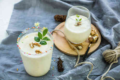 冬日蜂蜜核桃奶昔的做法