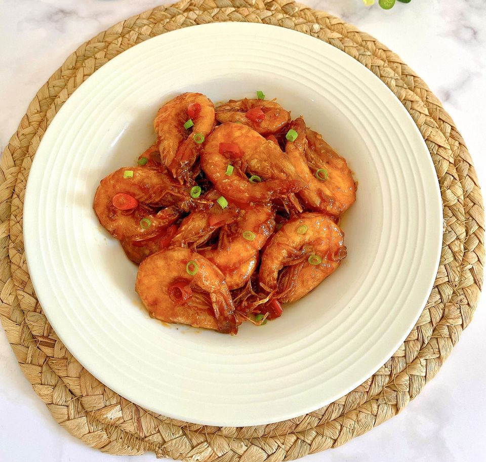 香辣基围虾的做法