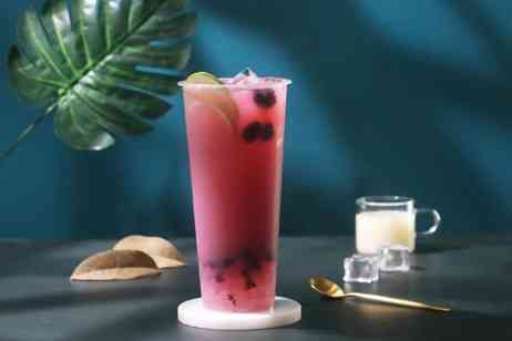 水果茶|桑葚果酸乳的做法